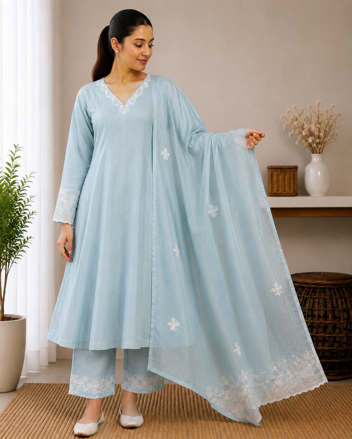 Zariya Lace Suit Set